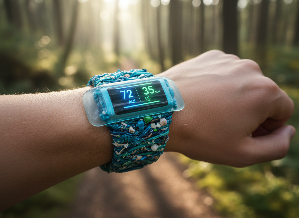 Wearable device for health and air quality monitoring